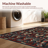 Tribal Inspired Abstract Motif(Red)
