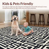 Modern Monochrome Trellis Aesthetic(Black)