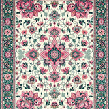 Artful Distressed Trellis Concept(White)