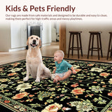 Elegant Monochrome Flower Arrangement(Black)