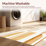 Modern Abstract Area with Geometric Lines and Warm Tones(Beige)
