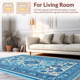 Light Blue Vintage Boho(Blue)