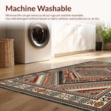 Vintage Inspired Symmetrical Motif(Red)
