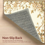 Luxurious Area with Intricate Floral Motifs for Timeless Style(Beige)