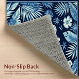 Tropical Navy Geometric Elegance(Blue)