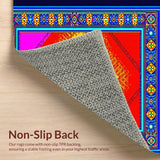 Exuberant Peaceful Vibe Tapestry(Red)