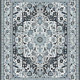 Contemporary Textured Geometric Fusion(Blue)