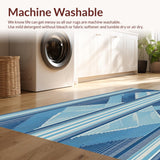 Chic Abstract Diamond Design Approach(Blue)