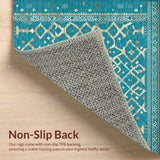 Elegant Teal Geometric Composition(Blue)