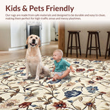 Maximalist Earthy Floral Composition(Beige)