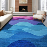 Modern Ombre Purple Blue(Blue)