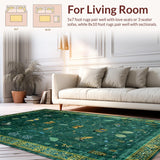 Artful Insect Flora Motif(Green)