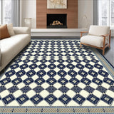 Waterproof Checkered Area(Blue)