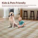 Contemporary Vintage Checkerboard Style(Beige)