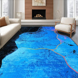 Marbled Texture Coastal Elegance(Blue)