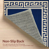 Geometric Modern Border Elegance(Blue)