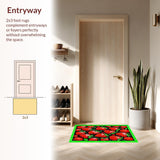 Delightful Strawberry Patterned Décor(Red)