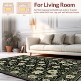 Vintage Floral Geometric Blend(Black)