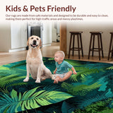 Tropical Floral Textured Elegance(Green)