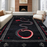 Elegant Serpent Motif Aesthetic(Black)