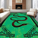 Elegant Green Geometric Serpent Theme(Green)