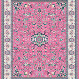 Rustic Beige Floral Harmony(Pink)