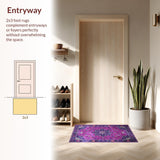 Elegant Pastel Geometric Motif(Pink)