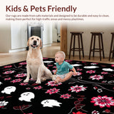 Enchanting Abstract Floral Fusion(Red)