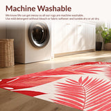Contemporary Bold Leaf Motif(Red)