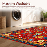 Elegant Tropical Colorful Design(Red)