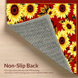 Contemporary Floral Whimsy Touch(Red)