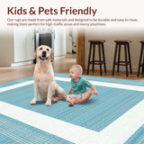 Artisanal Blue Wave Motif(Blue)