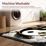 Sophisticated Geometric Yin Yang Fusion(Black)