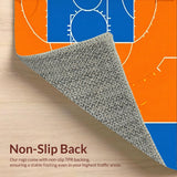 Vibrant Orange Court Theme(Blue)