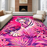 Lively Colorful Tiger Motif(Pink)