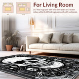 Chic Spooky Patterned Accent(Black)