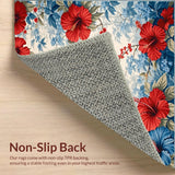 Botanical Garden Fade Resistant Area With Textured Floral(Beige)