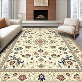 Beige Geometric Area Modern Boho Design(Beige)