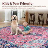 Vibrant Pastel Geometric Motif(Pink)