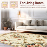 Neutral Beige Vintage Floral(Beige)
