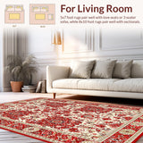 Elegant Vintage Trellis Design(Red)