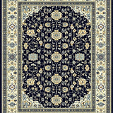 Serene Vintage Floral Atmosphere(Blue)