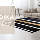 Luxurious Graphic Patterned Appeal(Black)