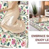 Lively Earth Tone Floral Accents(Ivory)