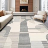 Artful Cream and White Contrast(Beige)