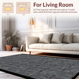 Luxurious Zebra Geometric Texture(Black)
