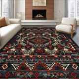 Tribal Inspired Abstract Motif(Red)