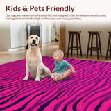 Artistic Cozy Shaggy Texture(Purple)