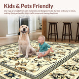 Classic Floral Area(Beige)