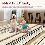 Sophisticated Warm Toned Stripes(Beige)